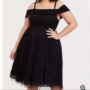Torrid black party dress